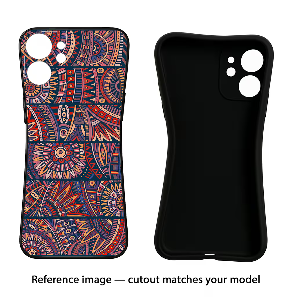 African Culture Design Samsung A56 5G Black Soft Case Back Cover by Casekaro