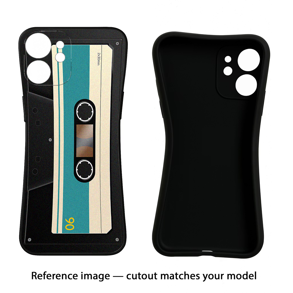Cassette Samsung S24 FE 5G Black Soft Case Back Cover by Casekaro