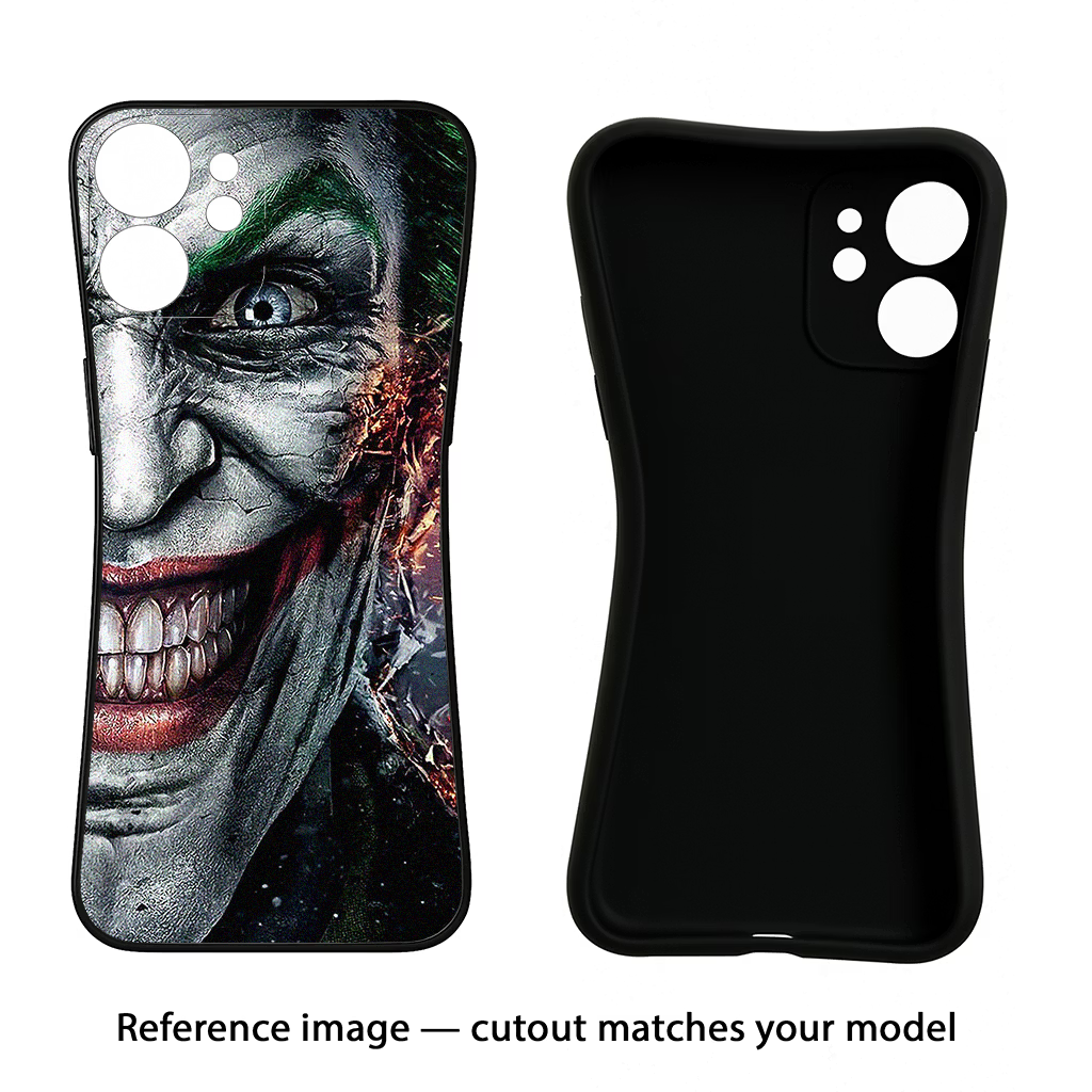 Joker Cam Samsung S24 FE 5G Black Soft Case Back Cover by Casekaro