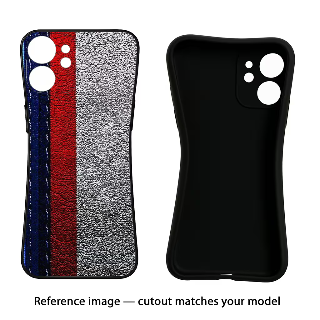 BMW Stripes IQOO Z9S Pro 5G Black Soft Case Back Cover by Casekaro