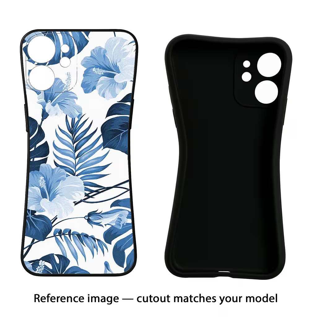 Fabric Art Oppo A18/Oppo A38 Black Soft Case Back Cover by Casekaro