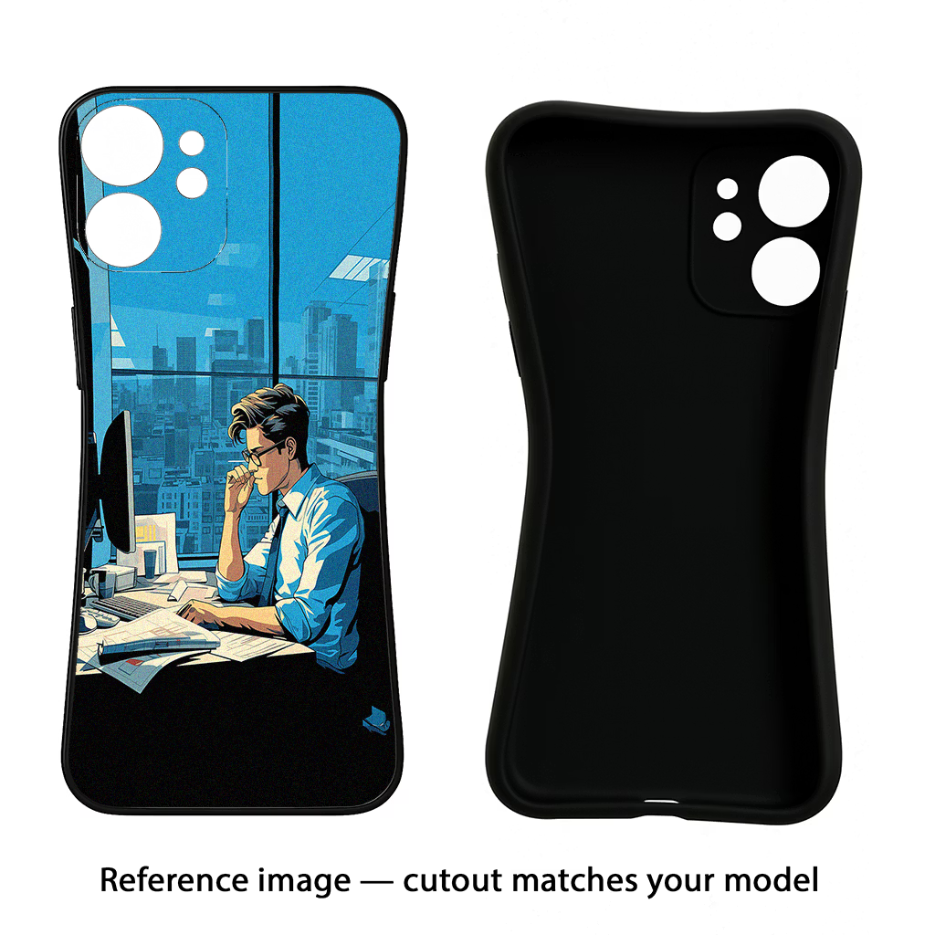 Focused Hustler (AI Generated) CMF by Nothing Phone 1 Black Soft Case Back Cover by Casekaro