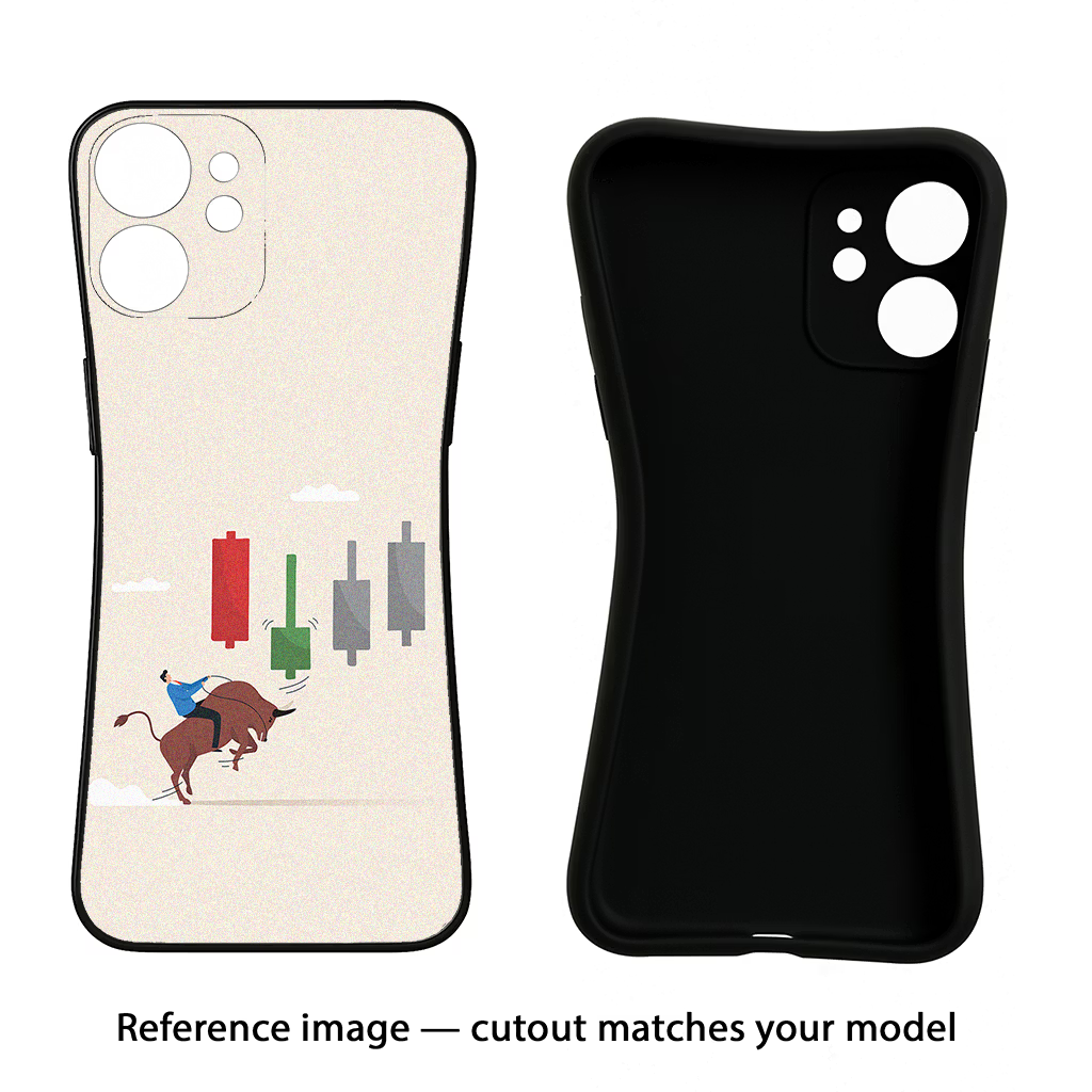 Bull Trading Momentum CMF by Nothing Phone 1 Black Soft Case Back Cover by Casekaro