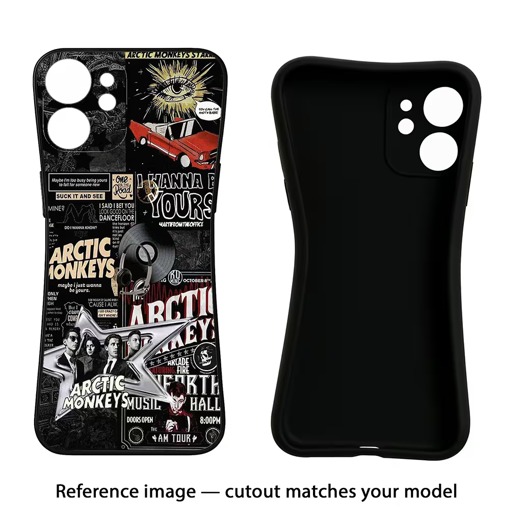 Arctic Monkeys Samsung A56 5G Black Soft Case Back Cover by Casekaro