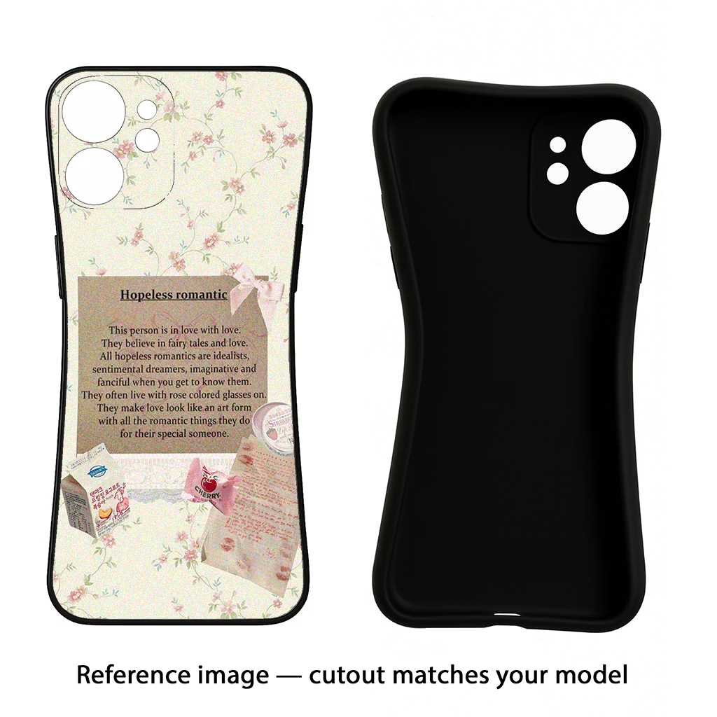 Hopeless Romantic CMF by Nothing Phone 1 Black Soft Case Back Cover by Casekaro