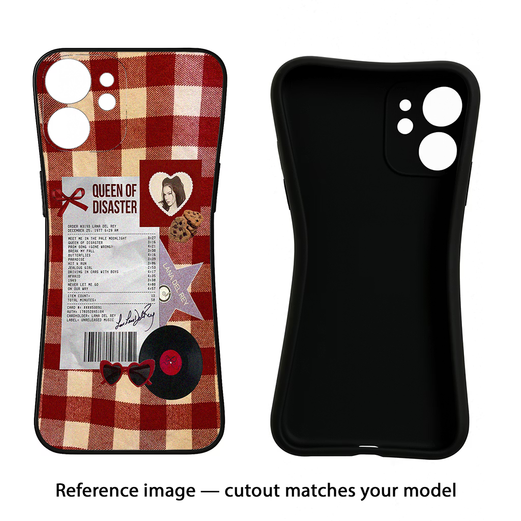 Queen of Disaster iPhone 17 Black Soft Case Back Cover by Casekaro