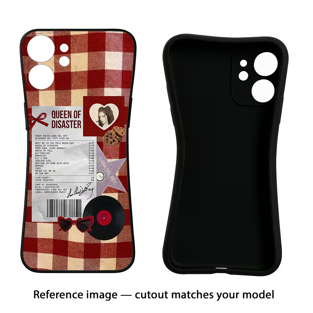 Queen of Disaster Vivo T4x 5G Black Soft Case Back Cover by Casekaro