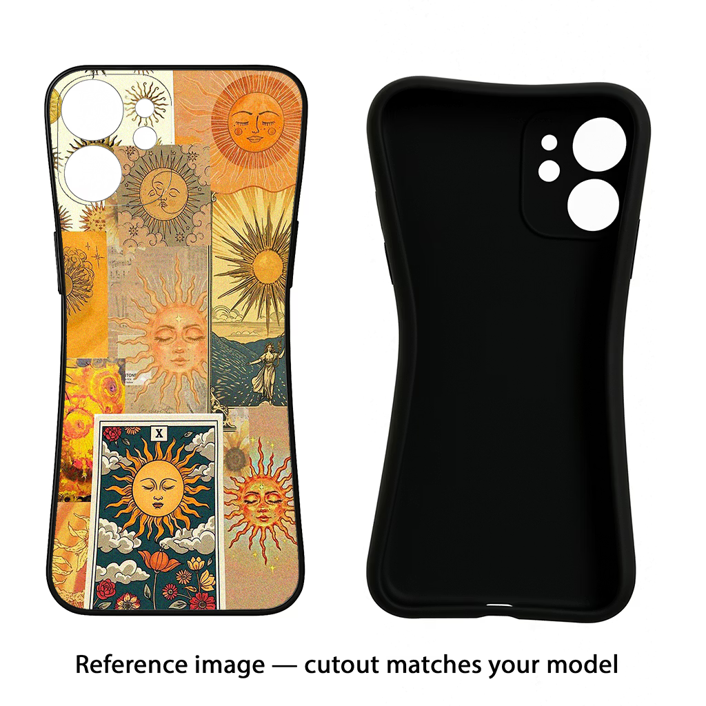 Sun CMF by Nothing Phone 1 Black Soft Case Back Cover by Casekaro