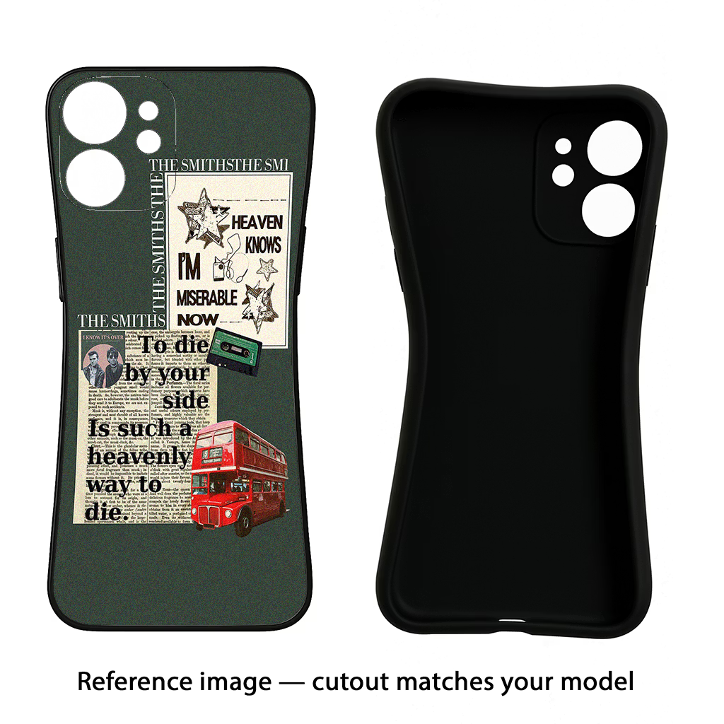 The Smiths Samsung S24 FE 5G Black Soft Case Back Cover by Casekaro