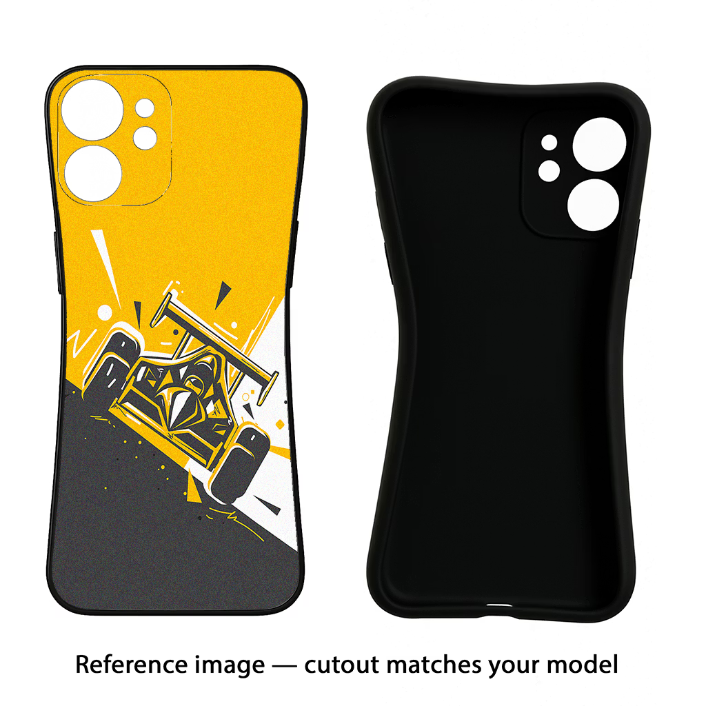 Track King Samsung S24 FE 5G Black Soft Case Back Cover by Casekaro