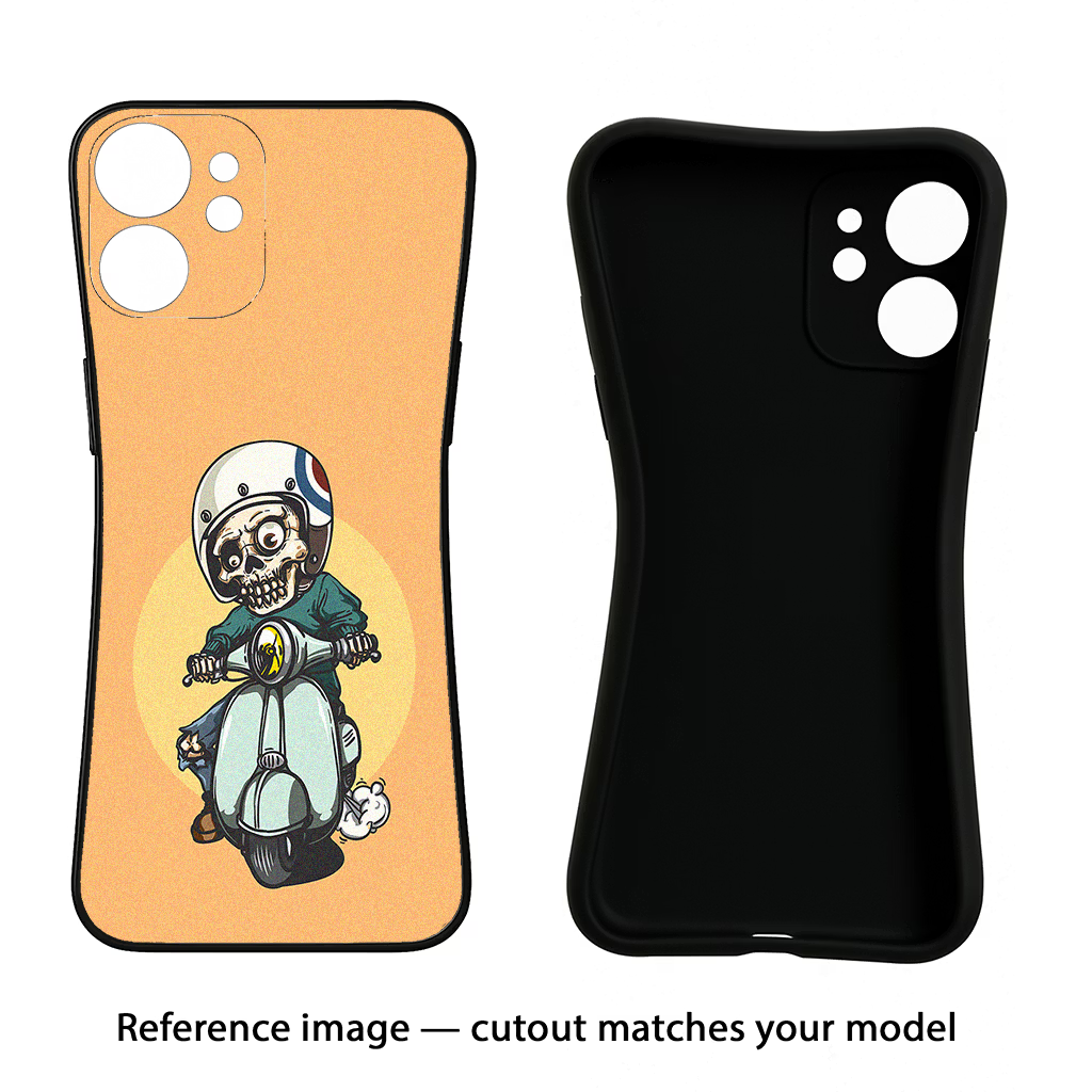 Undead Biker Samsung S24 FE 5G Black Soft Case Back Cover by Casekaro