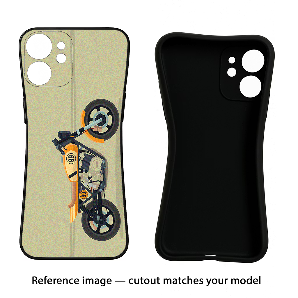 Vertical Speedster CMF by Nothing Phone 1 Black Soft Case Back Cover by Casekaro