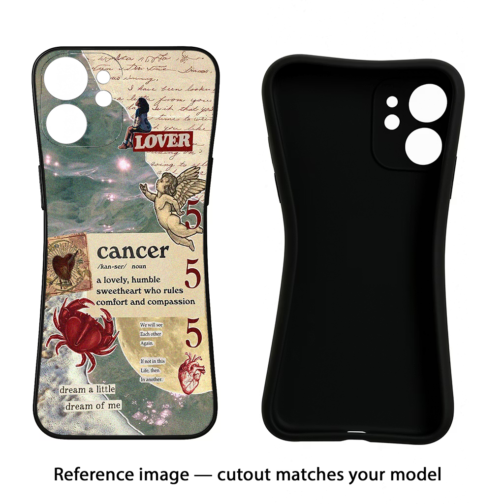 Cancer Zodiac Samsung S24 FE 5G Black Soft Case Back Cover by Casekaro