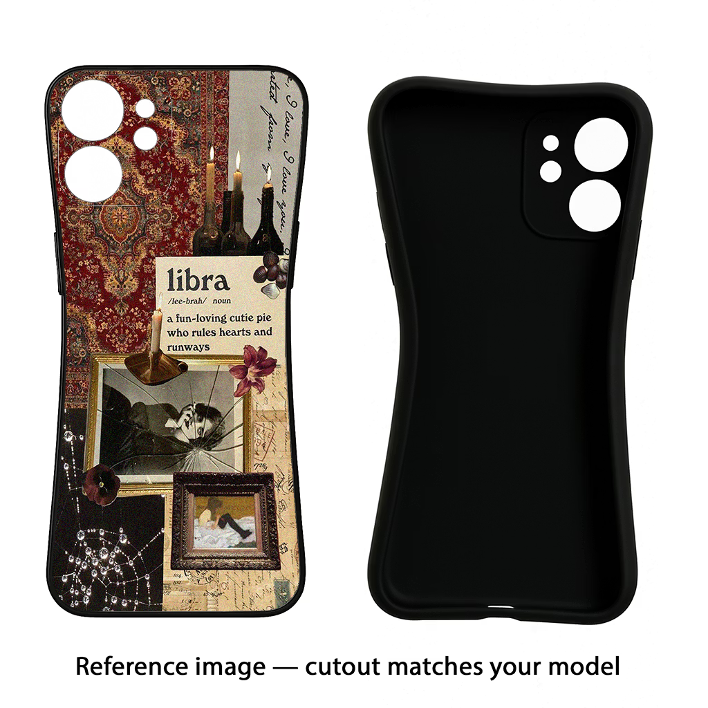 Libra Zodiac Oppo A18/Oppo A38 Black Soft Case Back Cover by Casekaro
