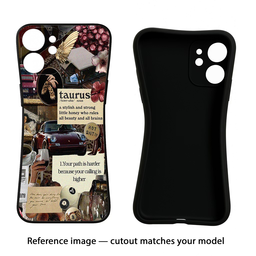 Taurus Zodiac CMF by Nothing Phone 1 Black Soft Case Back Cover by Casekaro