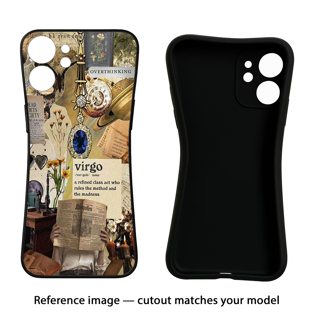 Virgo Zodiac Samsung S24 FE 5G Black Soft Case Back Cover by Casekaro