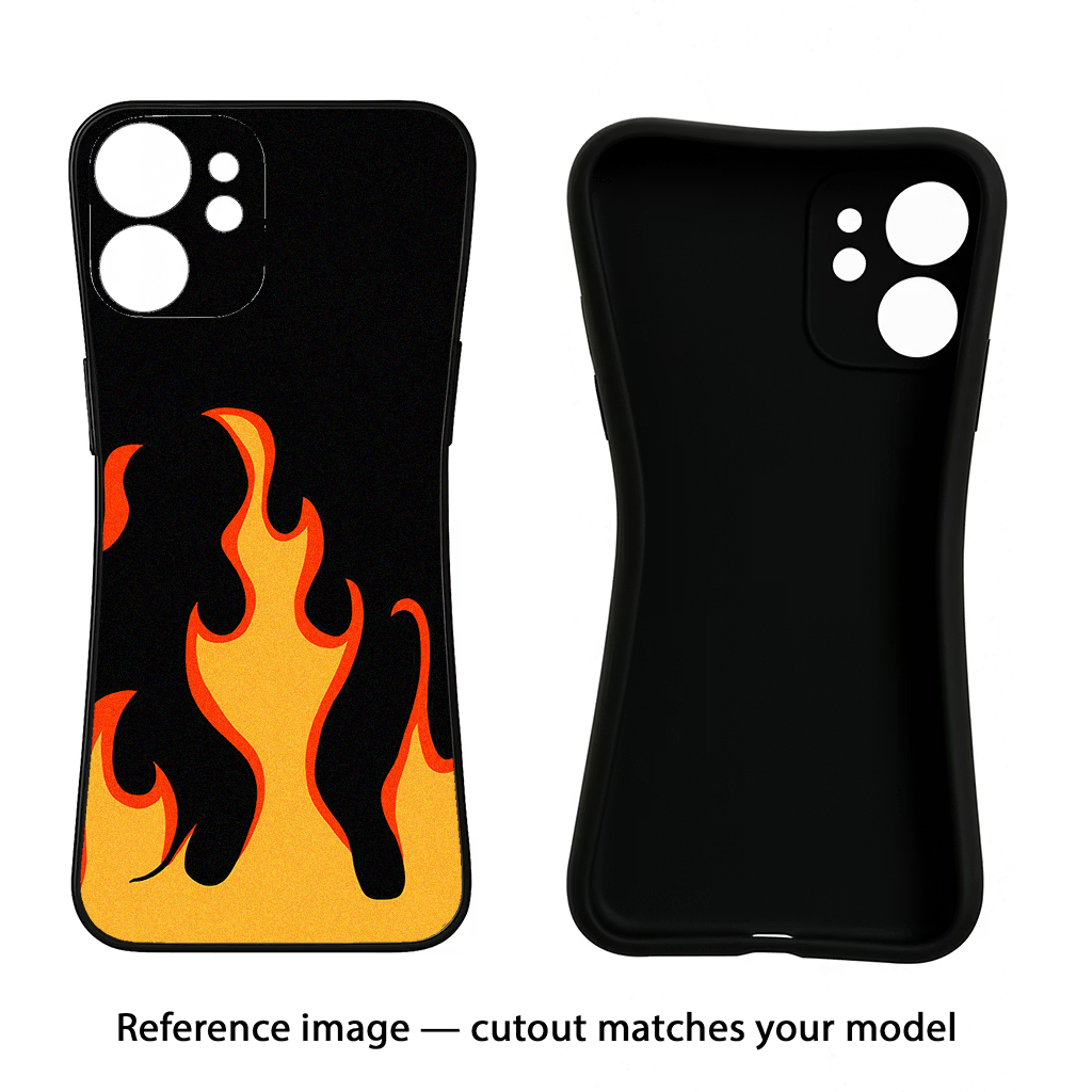 Fired Up – Black Samsung S24 FE 5G Black Soft Case Back Cover by Casekaro
