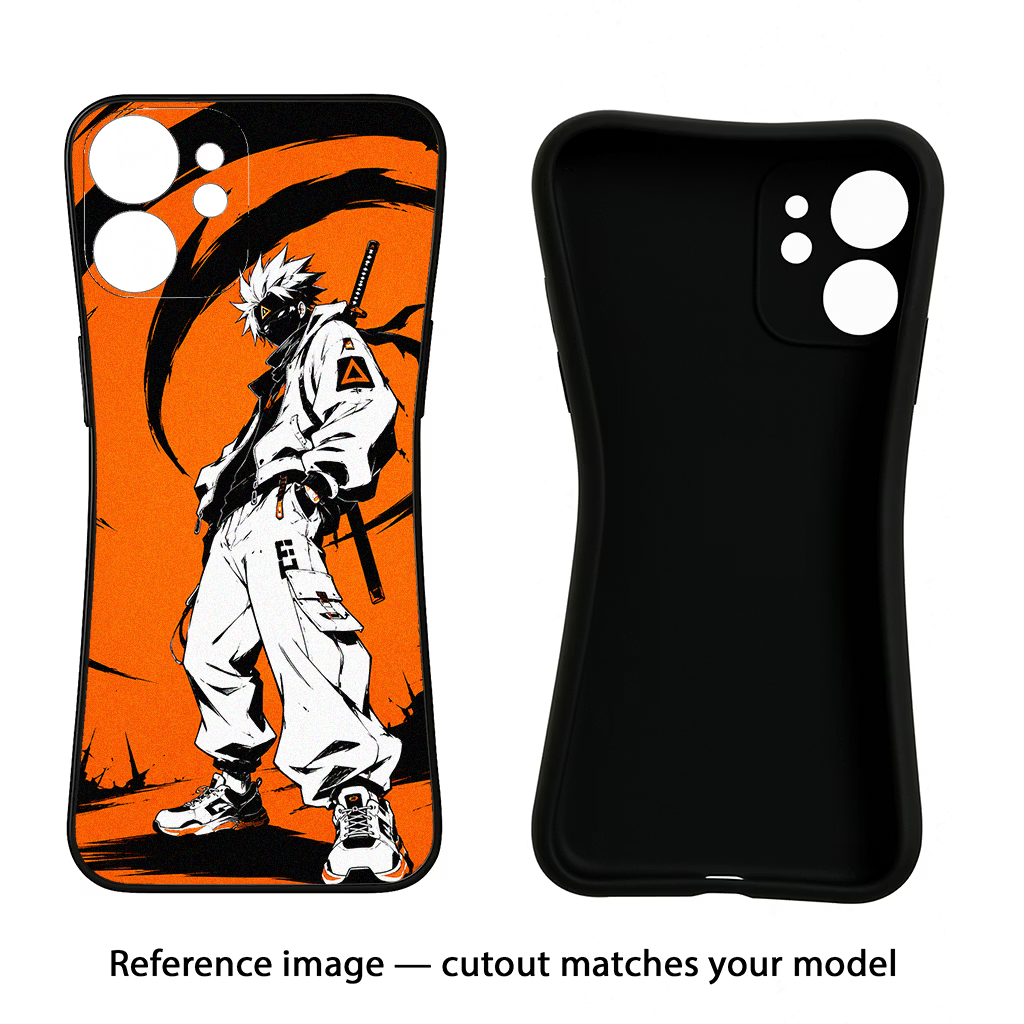 Street Samurai  Nothing Phone 2A Black Soft Case Back Cover by Casekaro