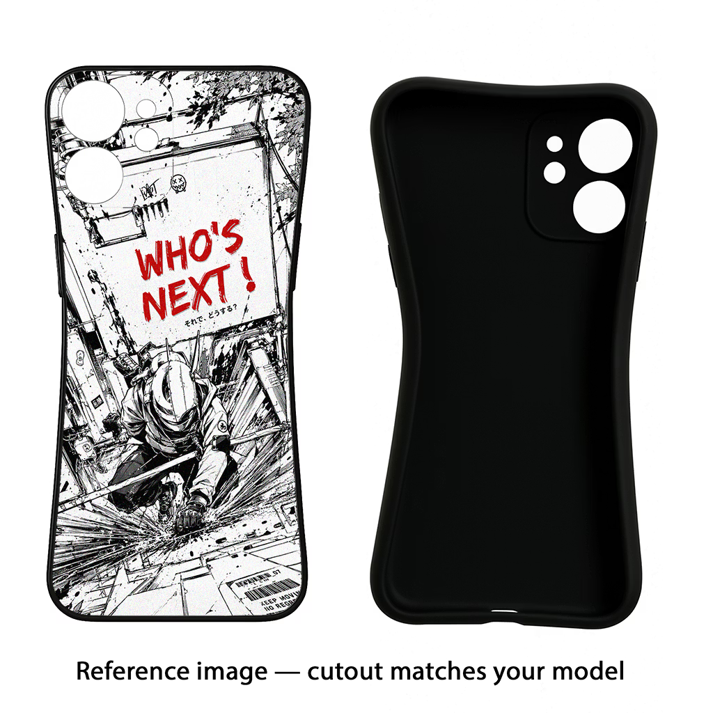 Who's Next iPhone 14 Pro Max Black Soft Case Back Cover by Casekaro