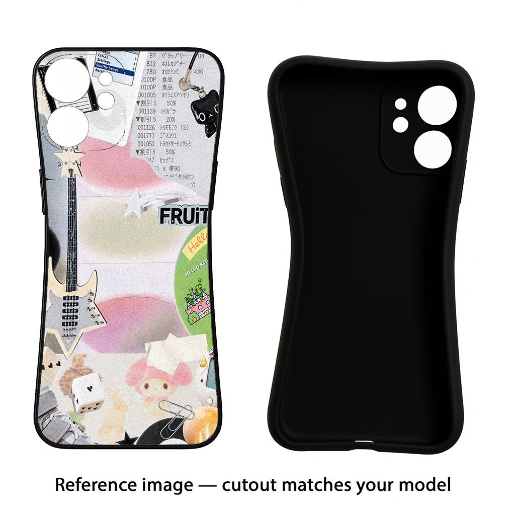 Softcore case CMF by Nothing Phone 1 Black Soft Case Back Cover by Casekaro