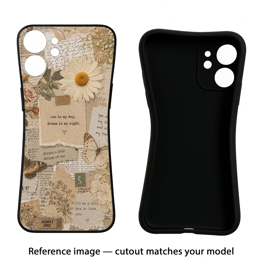 Vintage case Samsung S24 FE 5G Black Soft Case Back Cover by Casekaro