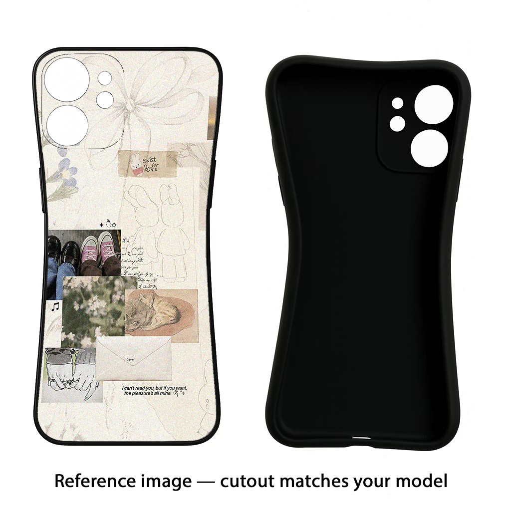 Soft Aesthetic Samsung S24 FE 5G Black Soft Case Back Cover by Casekaro