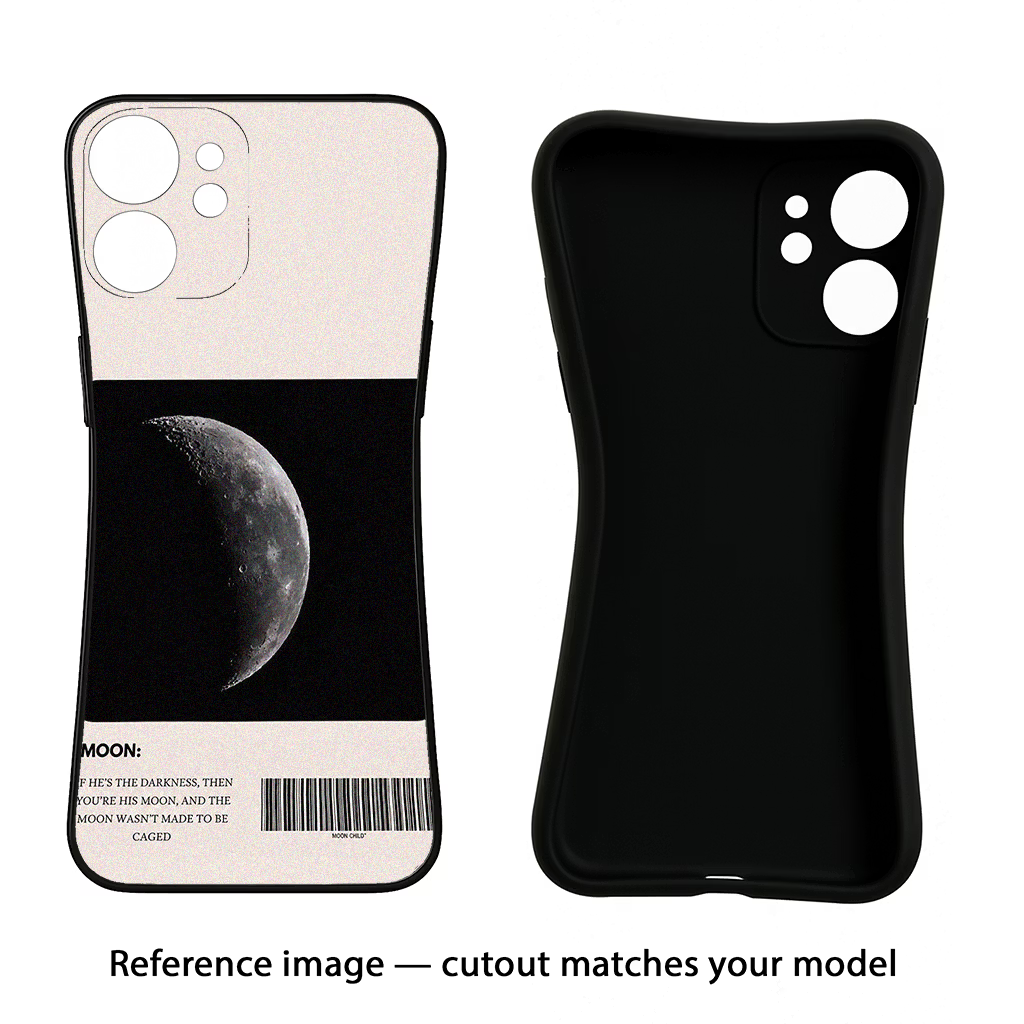 Moon Phase Samsung S24 FE 5G Black Soft Case Back Cover by Casekaro