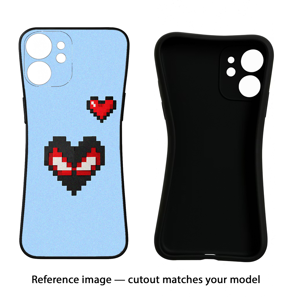 Peter Heart CMF by Nothing Phone 1 Black Soft Case Back Cover by Casekaro