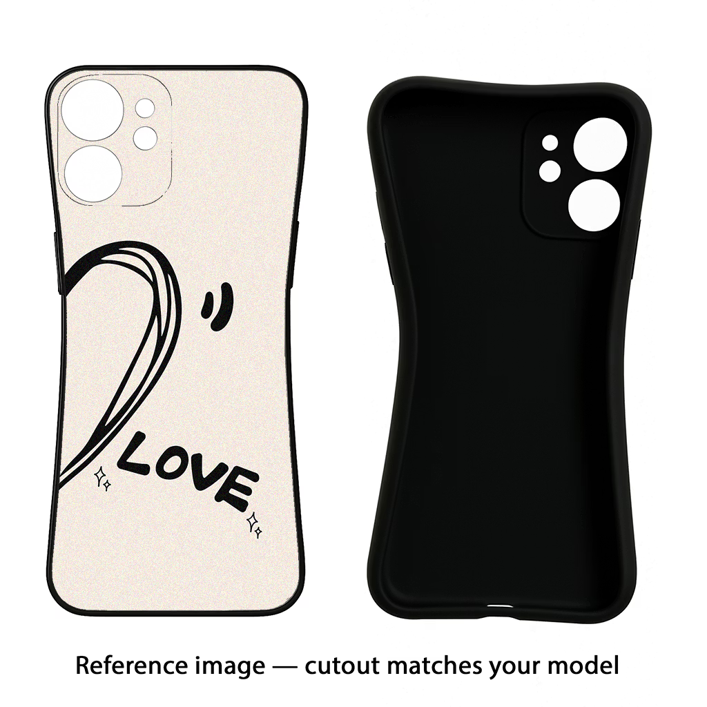 Soul Line CMF by Nothing Phone 1 Black Soft Case Back Cover by Casekaro