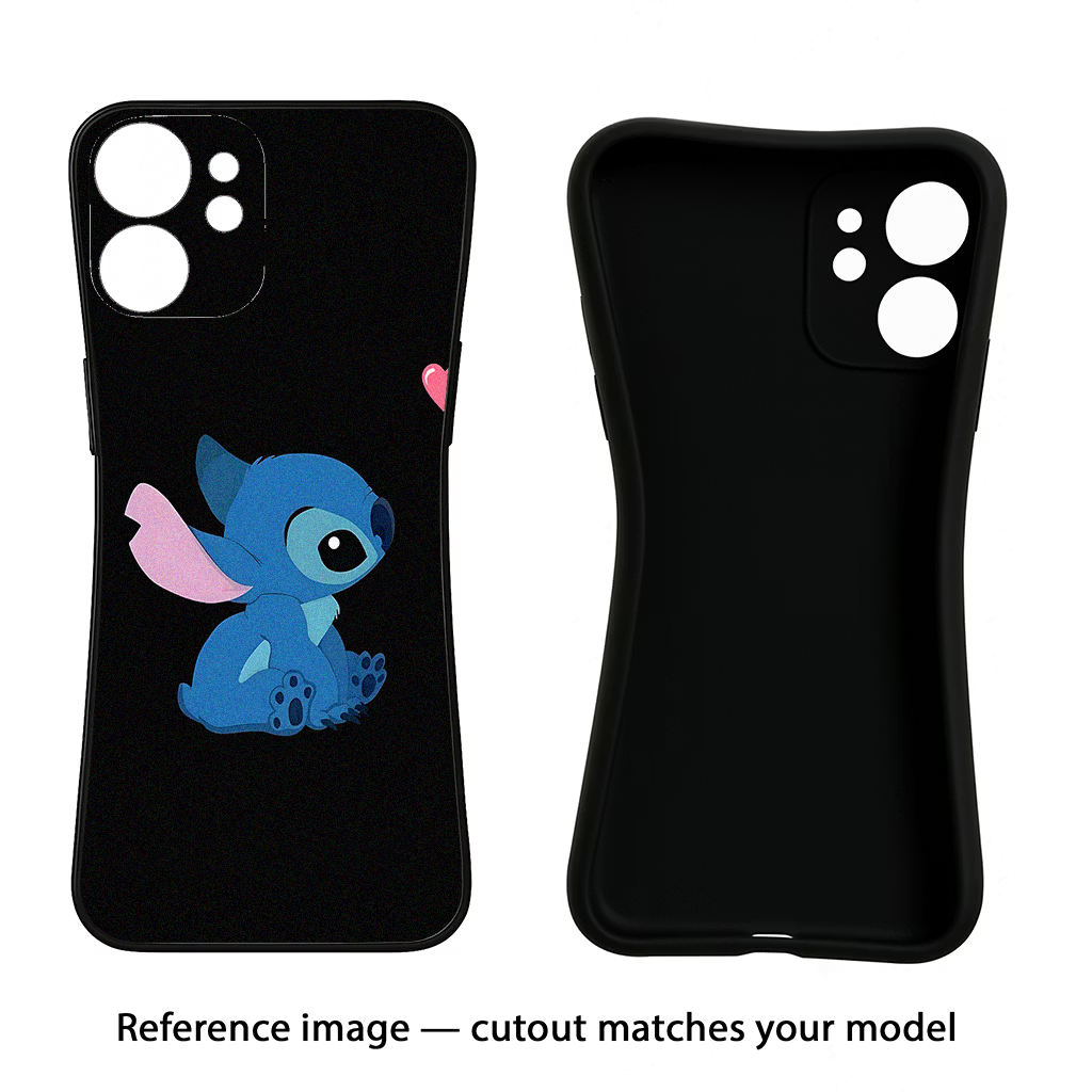 Stitch Crush CMF by Nothing Phone 1 Black Soft Case Back Cover by Casekaro