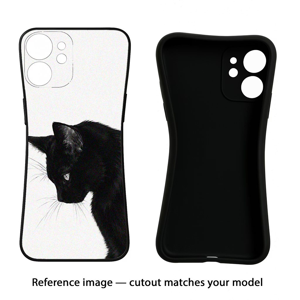 Shadow Gaze Samsung S24 FE 5G Black Soft Case Back Cover by Casekaro