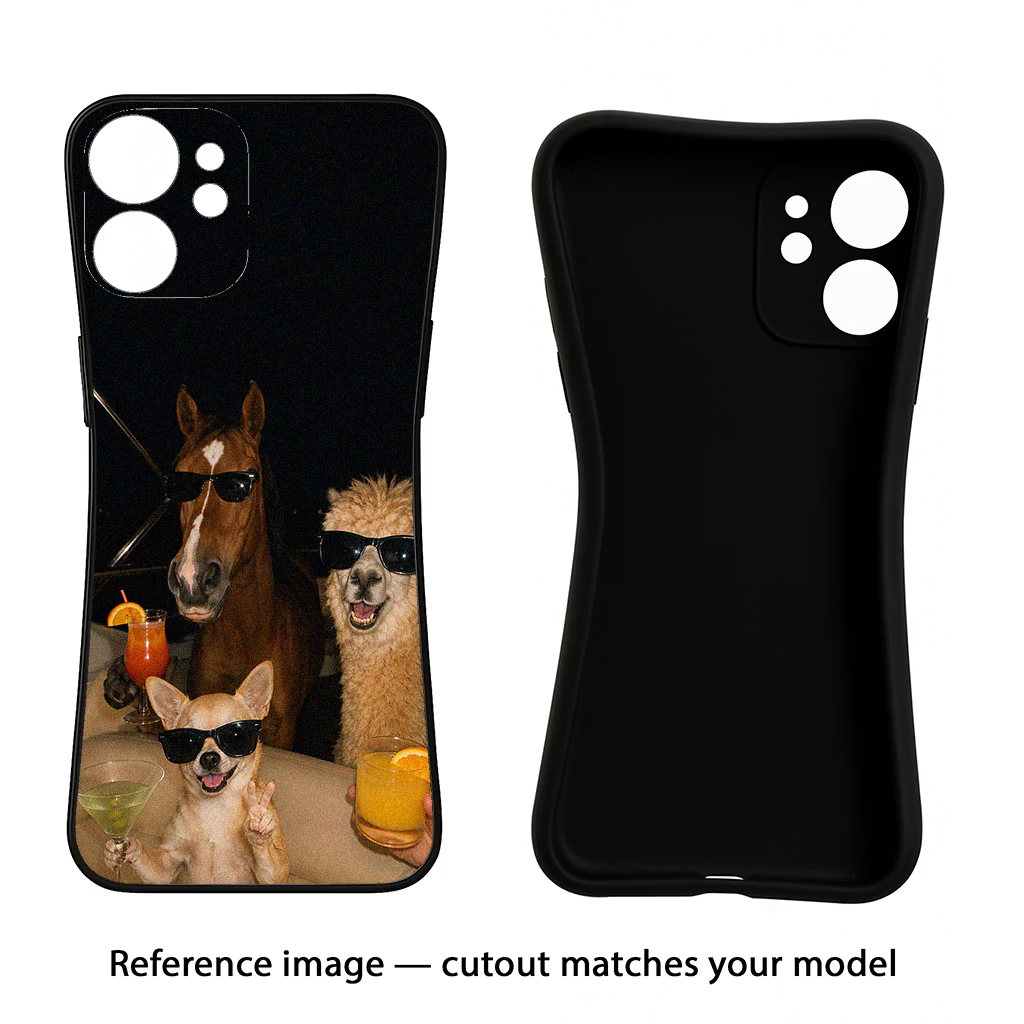 Party Squad Samsung S24 FE 5G Black Soft Case Back Cover by Casekaro