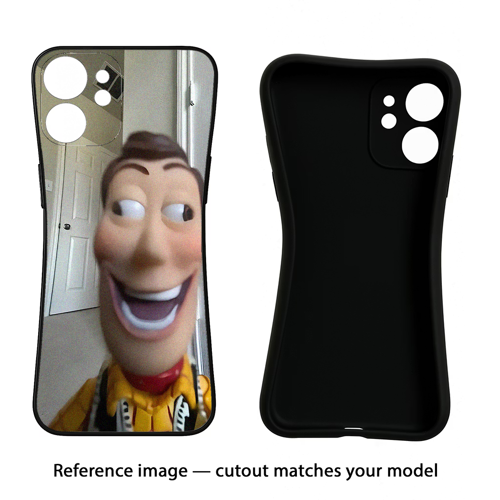 Side Eye Woody CMF by Nothing Phone 1 Black Soft Case Back Cover by Casekaro