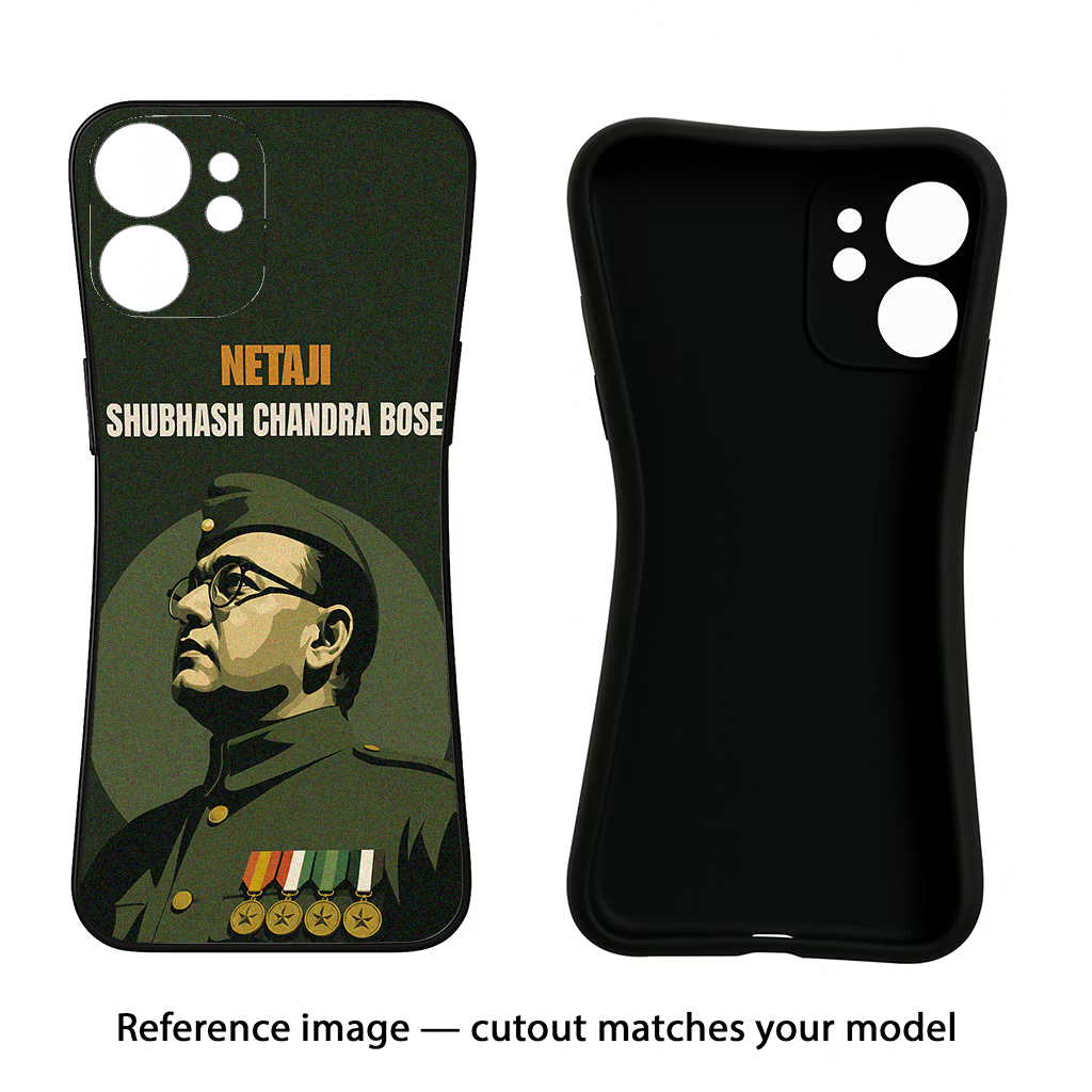 Netaji Legacy CMF by Nothing Phone 1 Black Soft Case Back Cover by Casekaro
