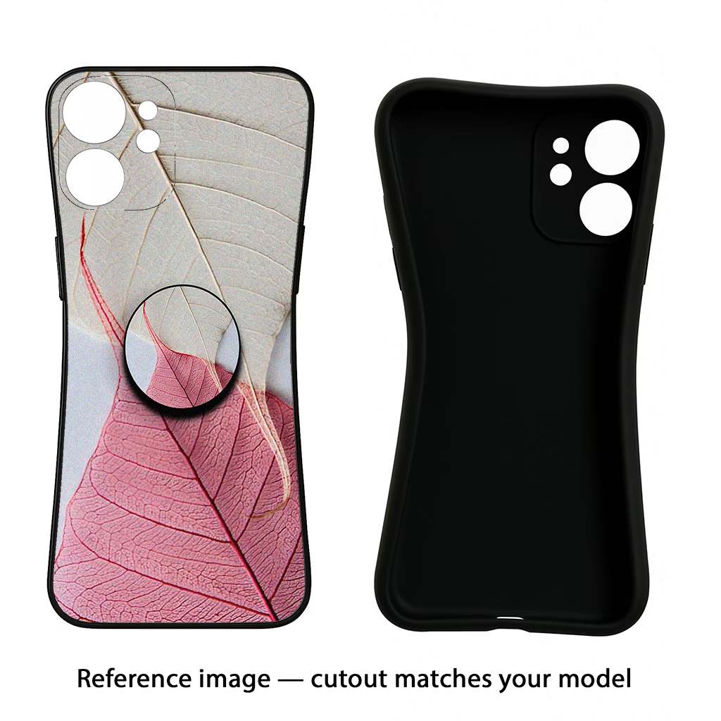 White Pink Leaf Samsung S24 FE 5G Pop Case by Casekaro