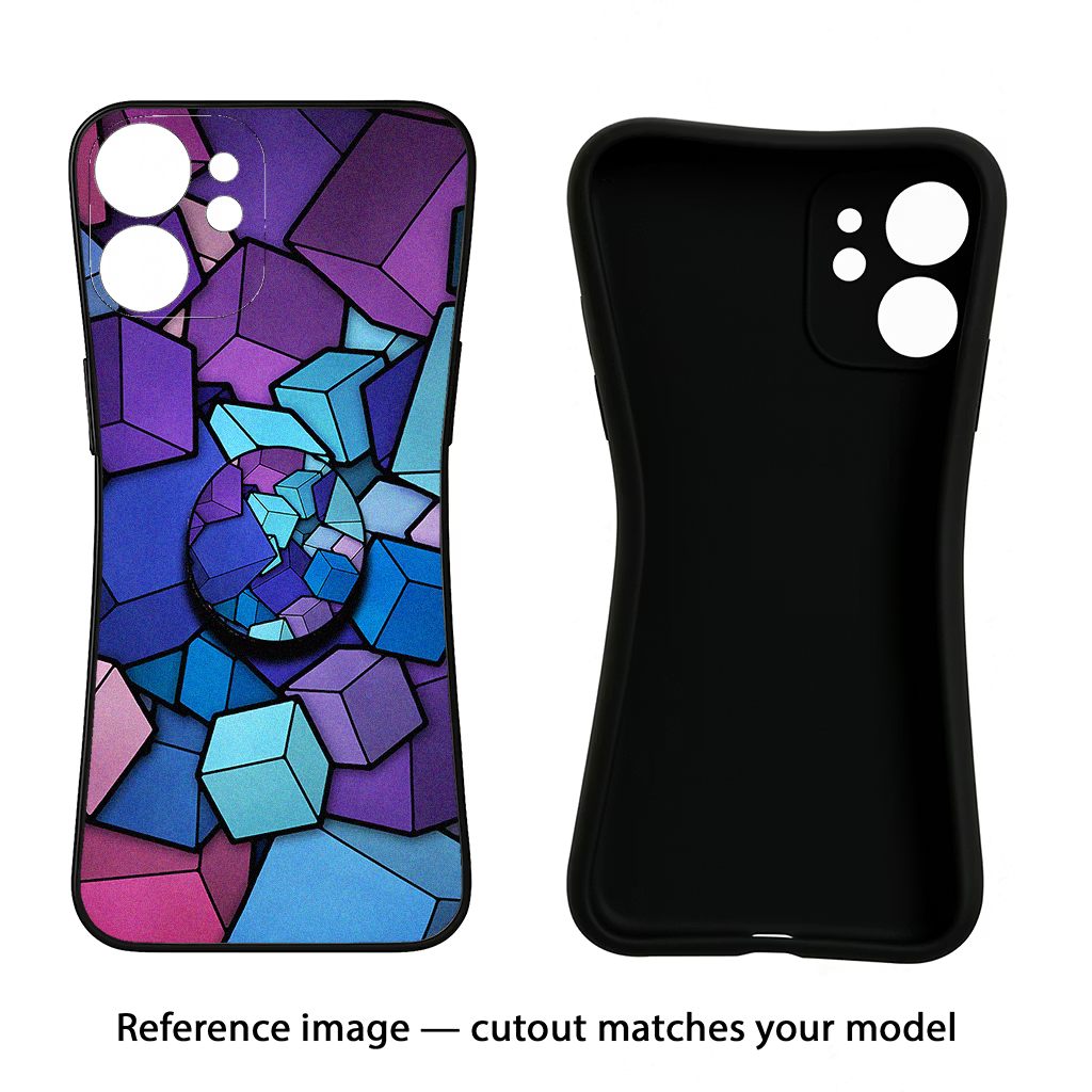 Cubic Abstract Samsung S24 FE 5G Pop Case by Casekaro