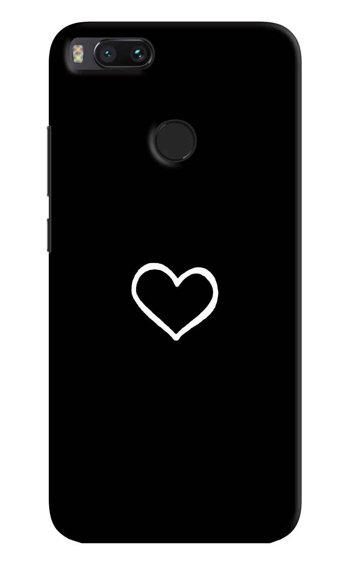 Heart Mi A1 Hard Case Back Cover by Casekaro