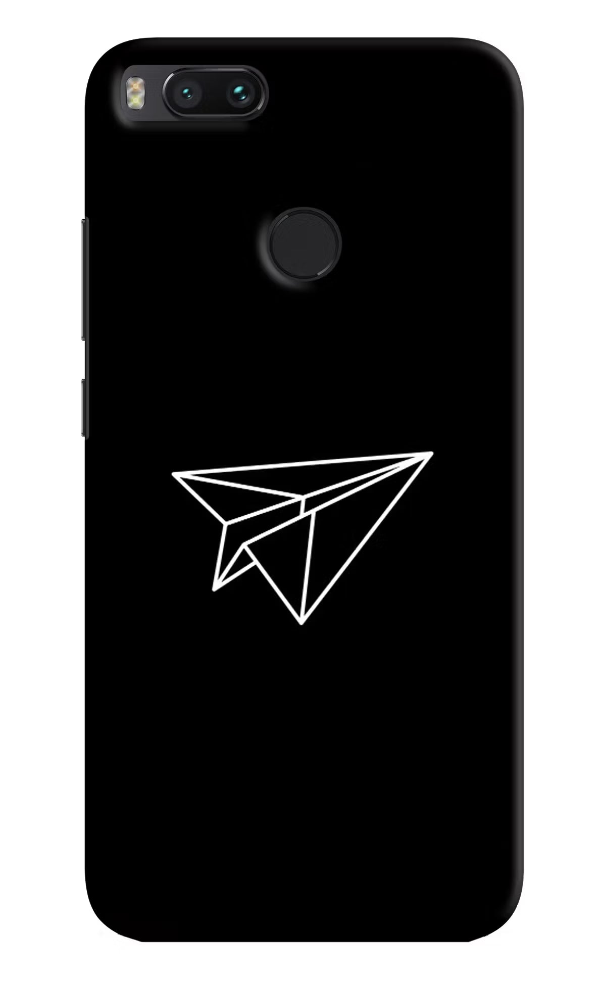 Paper Plane White Mi A1 Hard Case Back Cover by Casekaro