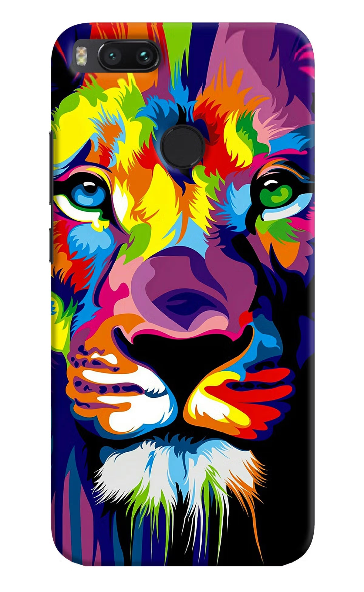 Lion Mi A1 Hard Case Back Cover by Casekaro