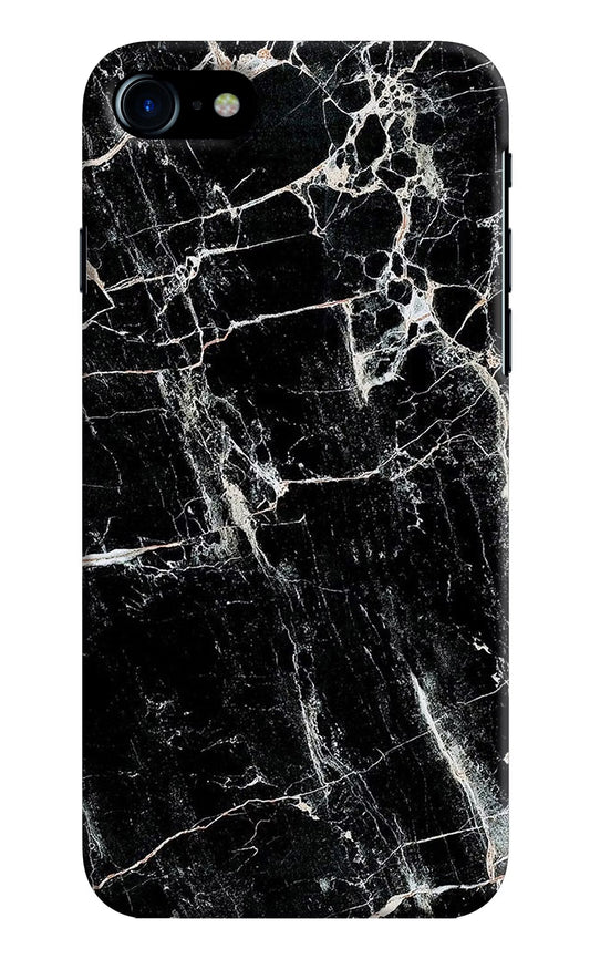 Black Marble Texture iPhone 7/7s Hard Case Back Cover by Casekaro
