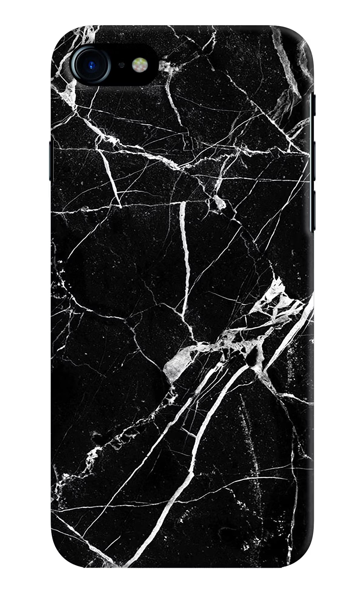 Black Marble Pattern iPhone 7/7s Hard Case Back Cover by Casekaro