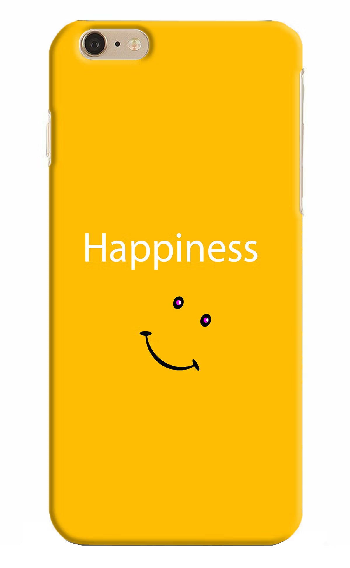 Happiness With Smiley iPhone 6 Plus/6s Plus Hard Case Back Cover by Casekaro
