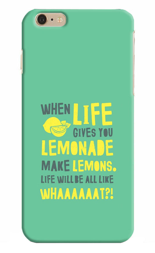 Quote iPhone 6 Plus/6s Plus Hard Case Back Cover by Casekaro