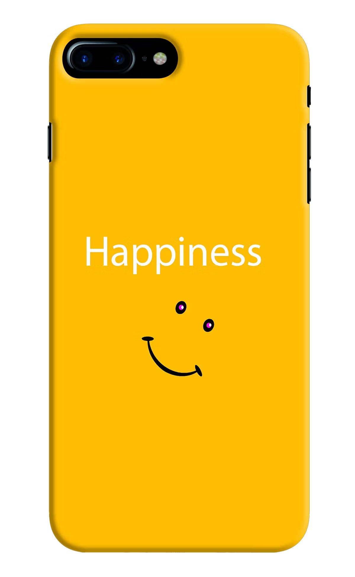 Happiness With Smiley iPhone 7 Plus Hard Case Back Cover by Casekaro