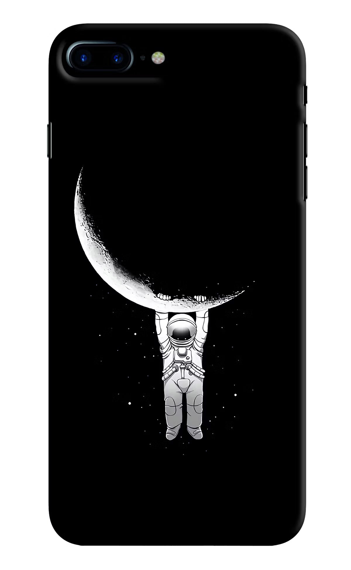 Moon Space iPhone 7 Plus Hard Case Back Cover by Casekaro