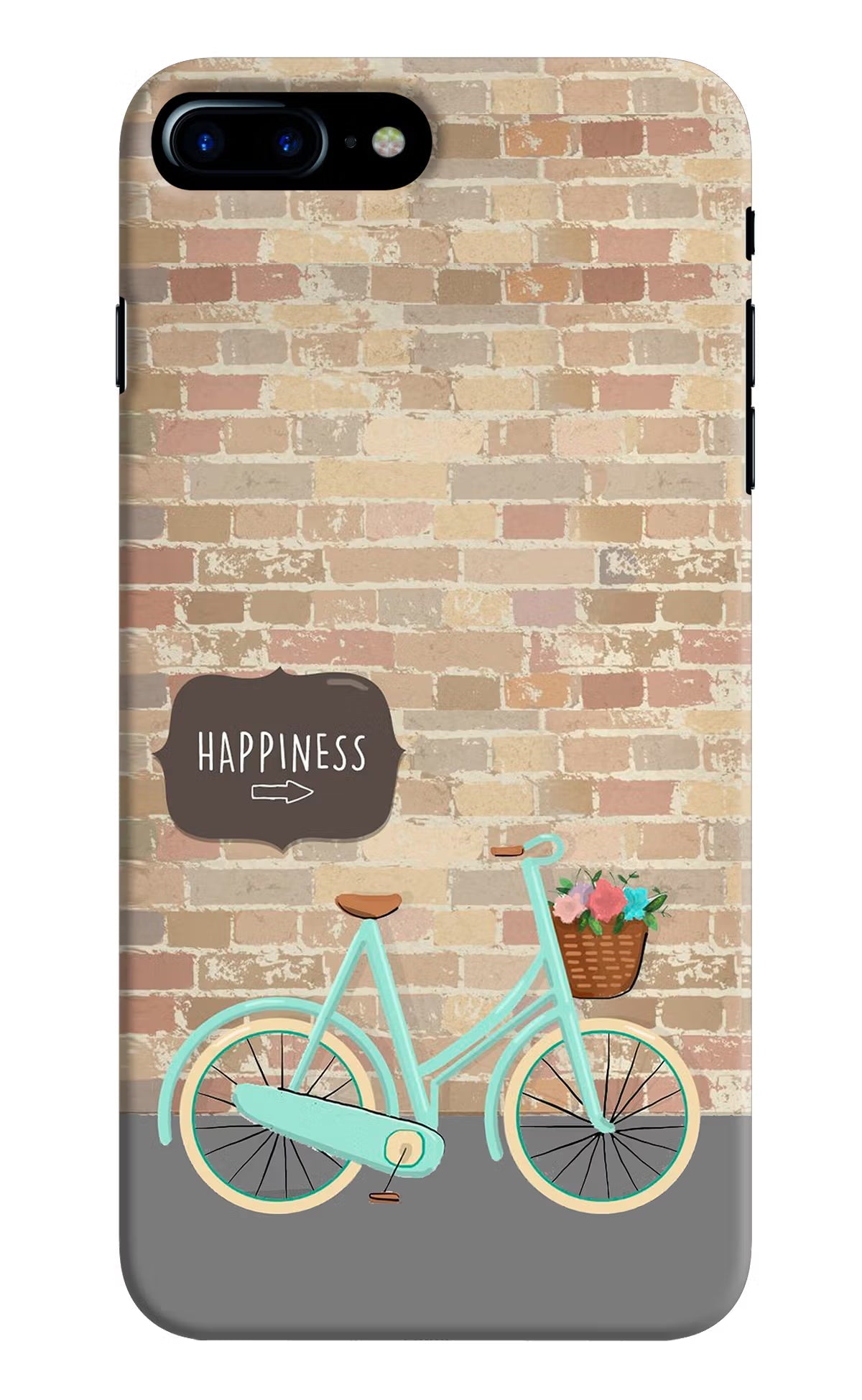 Happiness Artwork iPhone 7 Plus Hard Case Back Cover by Casekaro