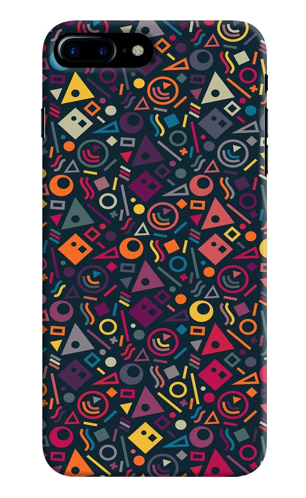 Geometric Abstract iPhone 7 Plus Hard Case Back Cover by Casekaro
