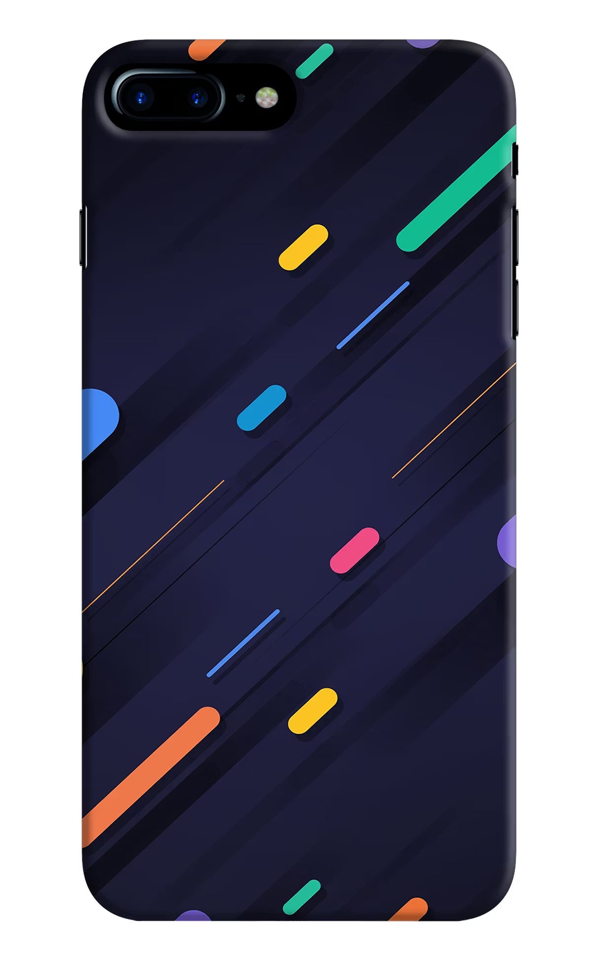 Abstract Design iPhone 8 Plus Hard Case Back Cover by Casekaro