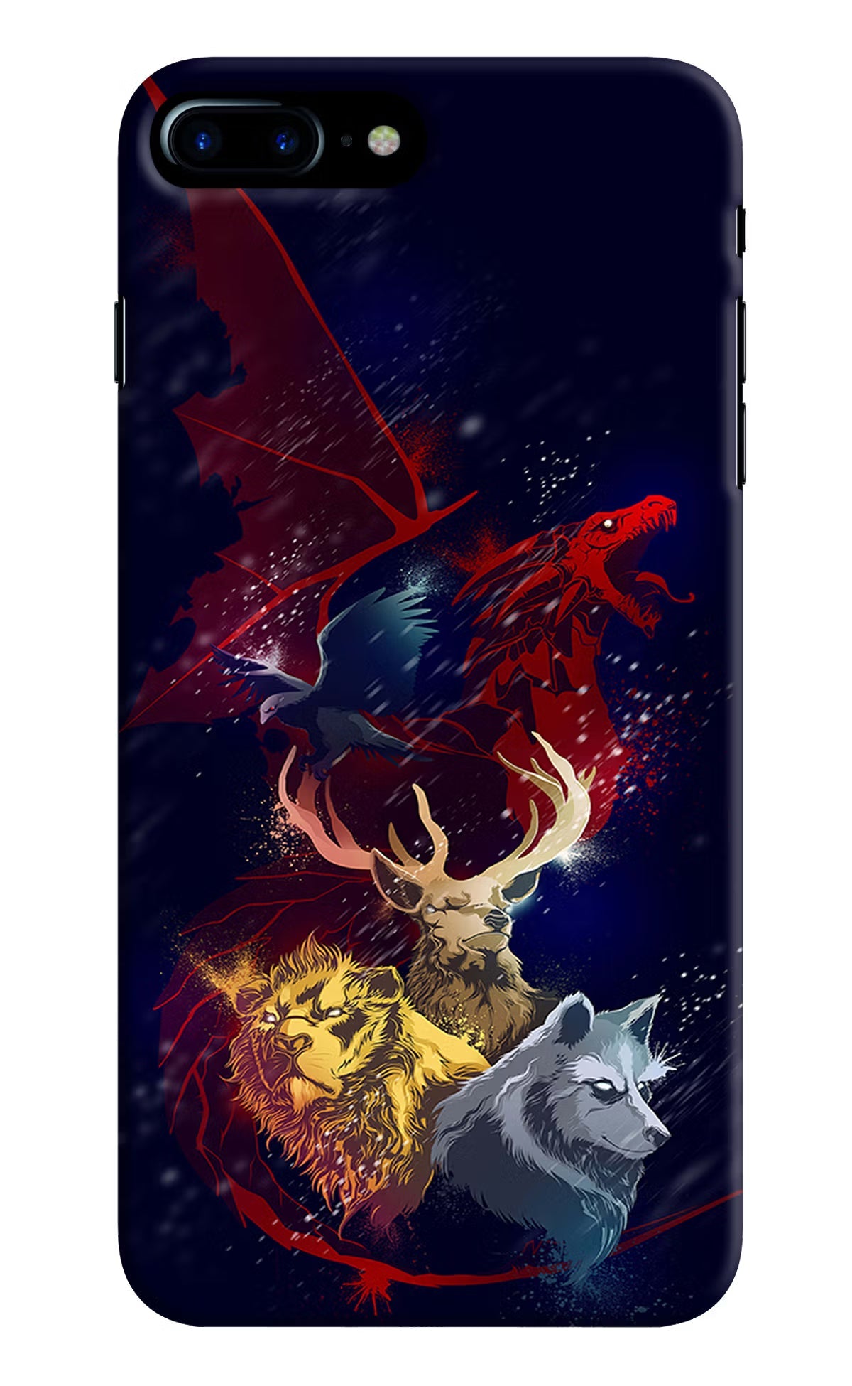 Game Of Thrones iPhone 8 Plus Hard Case Back Cover by Casekaro