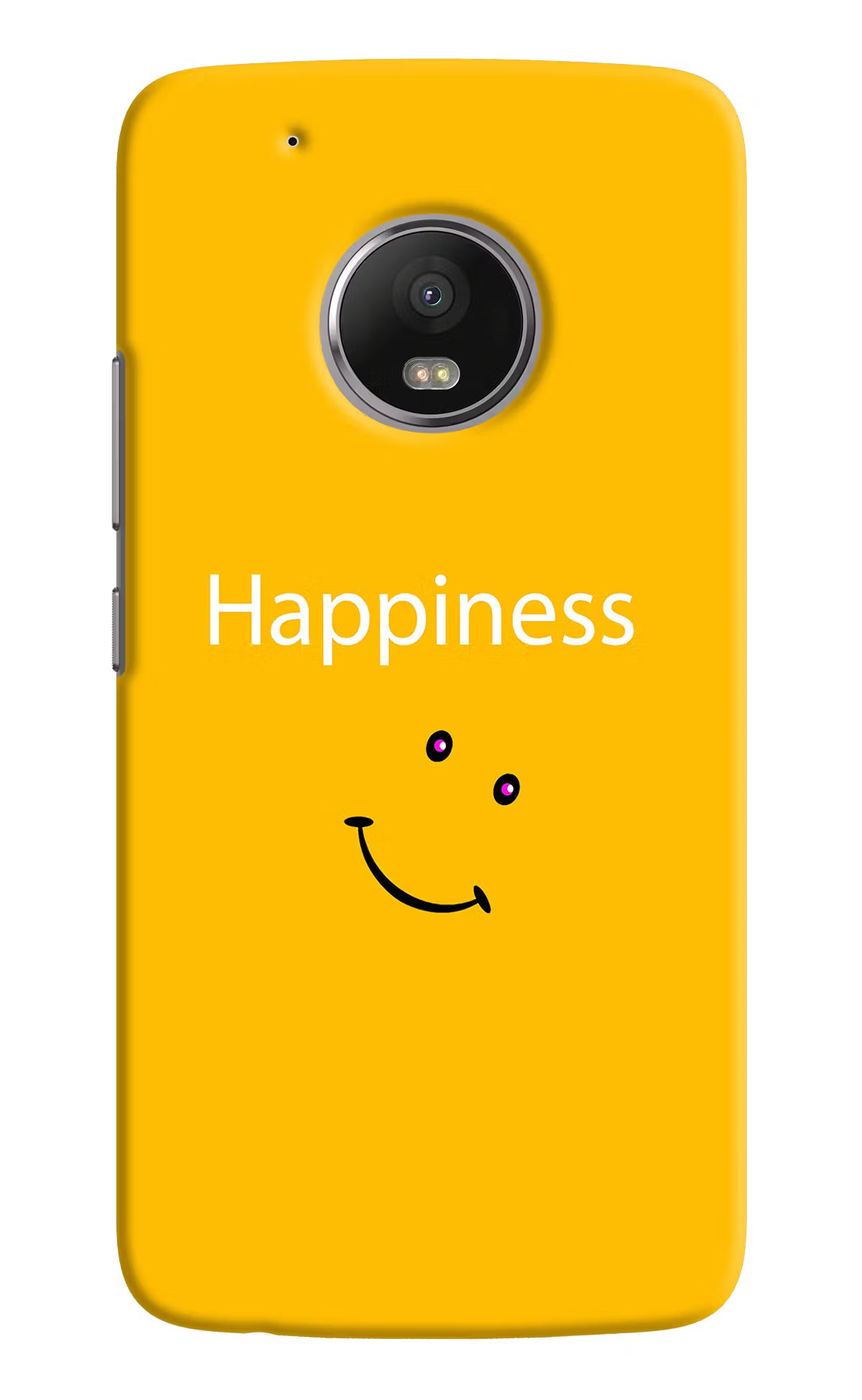 Happiness With Smiley Moto G5 plus Hard Case Back Cover by Casekaro